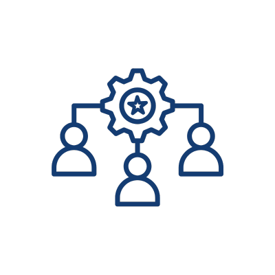 Human Team Resources Augmentation Icon